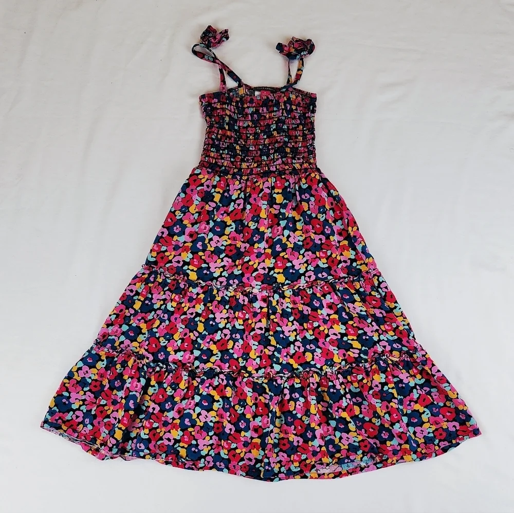 Vince Camuto Pink Floral Girl Maxi  Dress